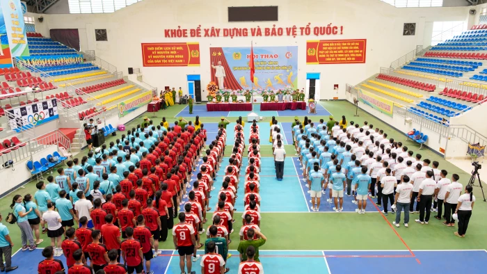 Khai mạc hội thao Cụm giao ban công tác Đảng và công tác quần chúng số 5 lần thứ XII