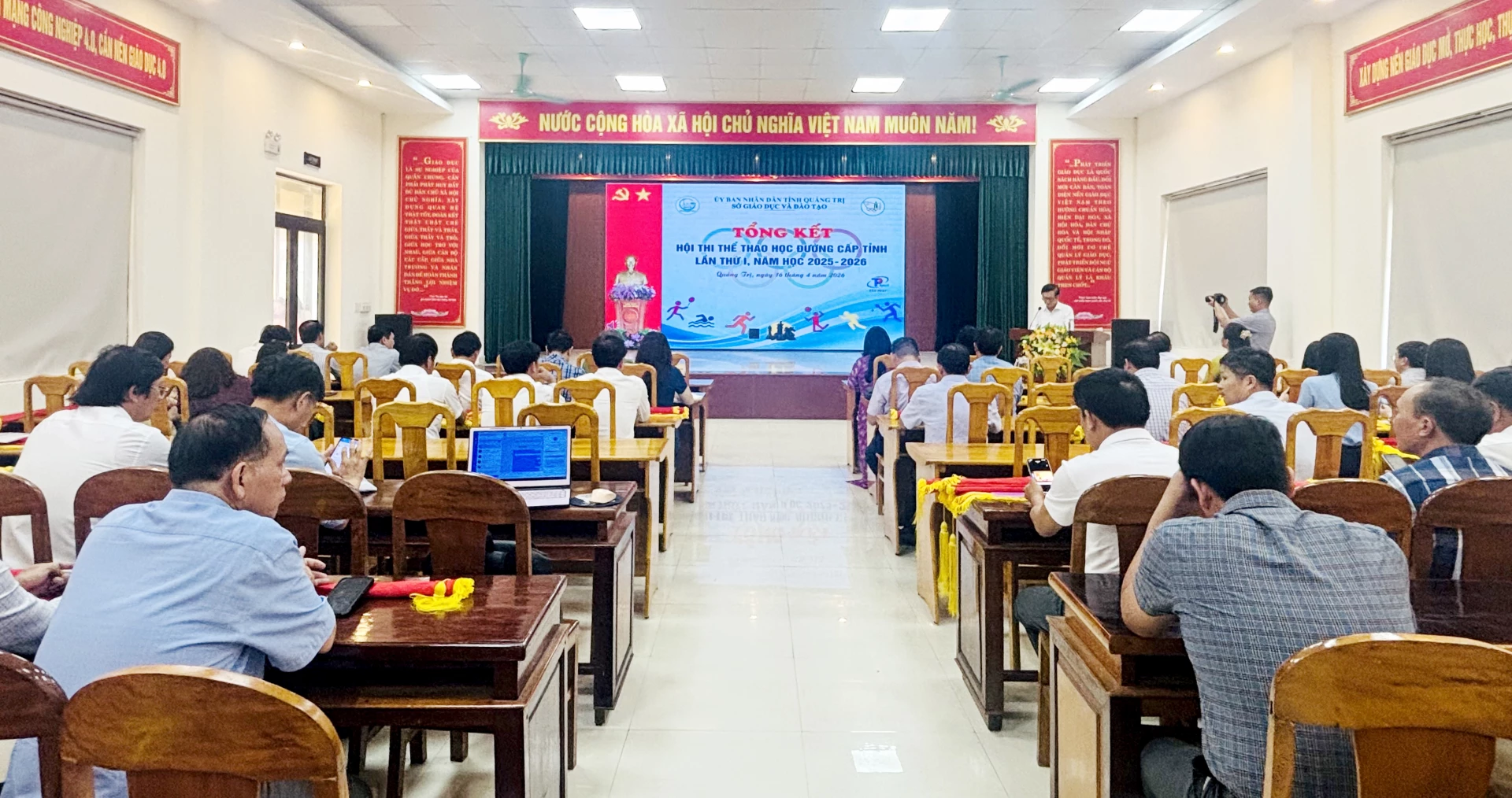 Quang cảnh lễ tổng kết - Ảnh: K.H