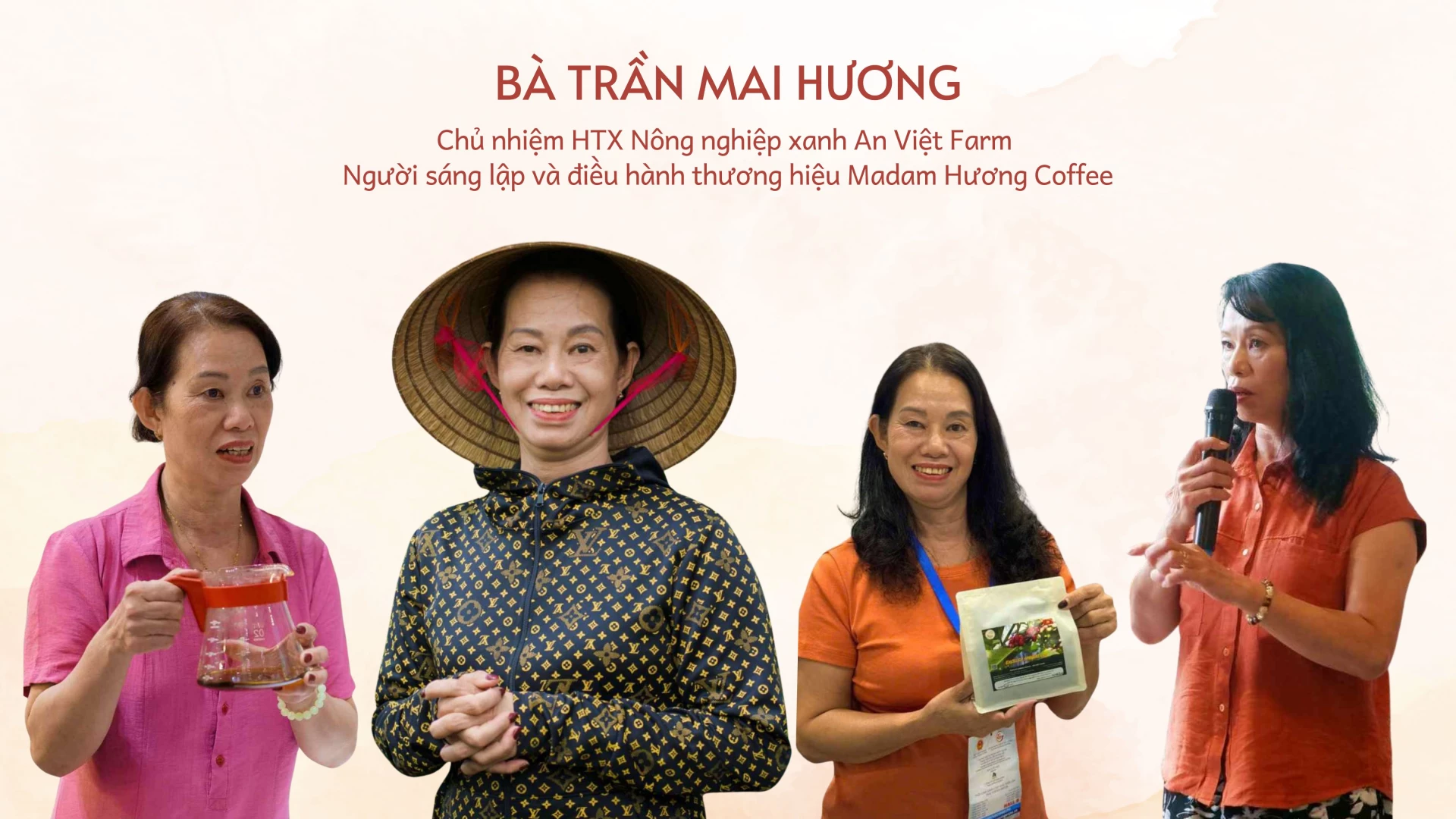 Bà Trần Mai Hương đã dồn nhiều tâm huyết, mồ hôi, công sức cho cây cà phê-Ảnh: Q.H