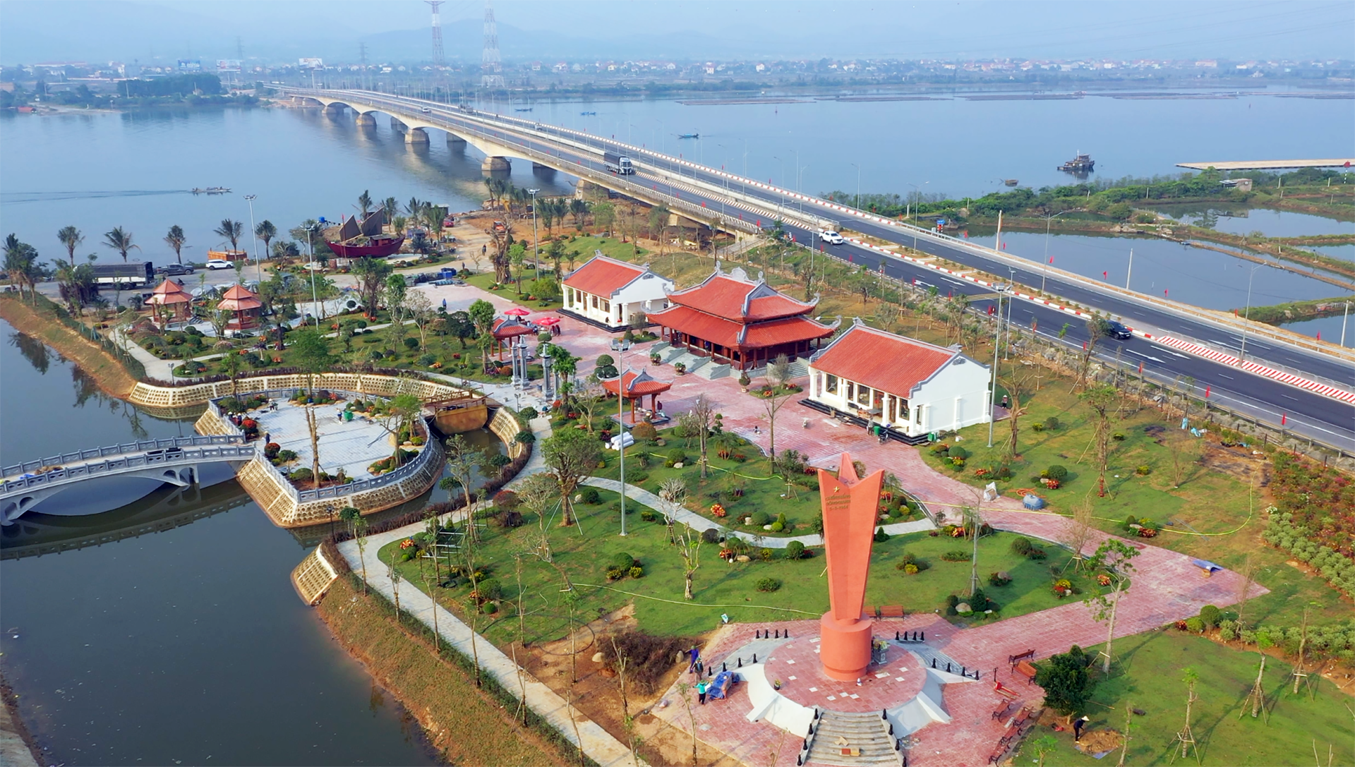 Khu di tích lịch sử quốc gia đặc biệt Bến phà Gianh tháng 4/2026 - Ảnh: N.M