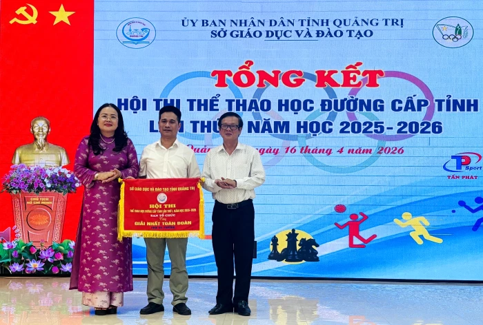 1.058 huy chương đã được trao tại Hội thi thể thao học đường cấp tỉnh lần thứ I