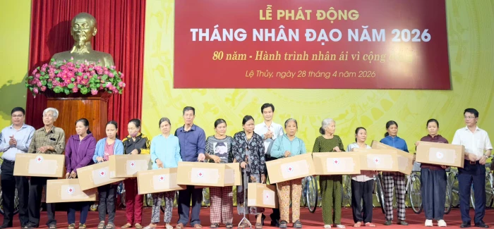 Chung tay hưởng ứng Tháng Nhân đạo năm 2026