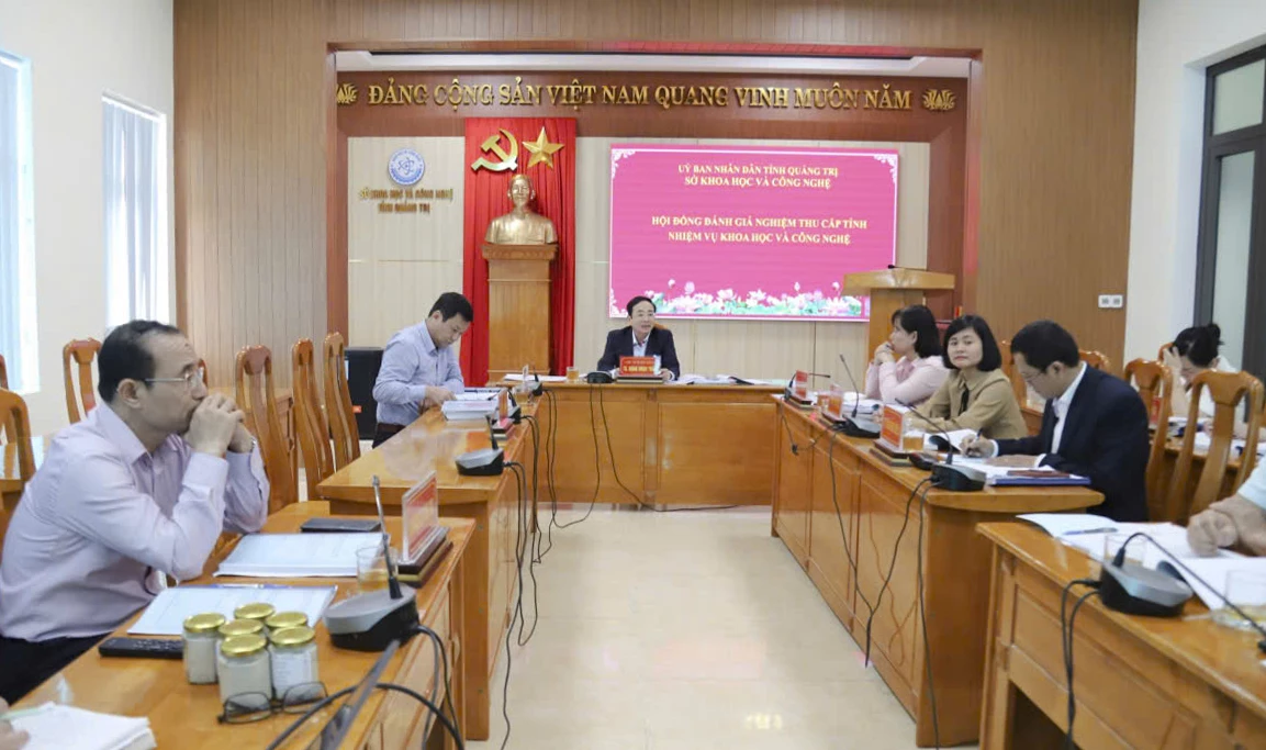 Tại hội nghị nghiệm thu, nhiệm vụ được Hội đồng Khoa học-Công nghệ đánh giá cao về tính mới, tính khoa học và khả năng ứng dụng thực tiễn - Ảnh: NVCC