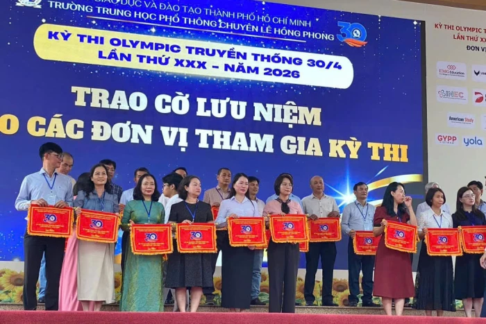 17/20 học sinh Trường THPT chuyên Võ Nguyên Giáp đoạt huy chương tại kỳ thi Olympic truyền thống