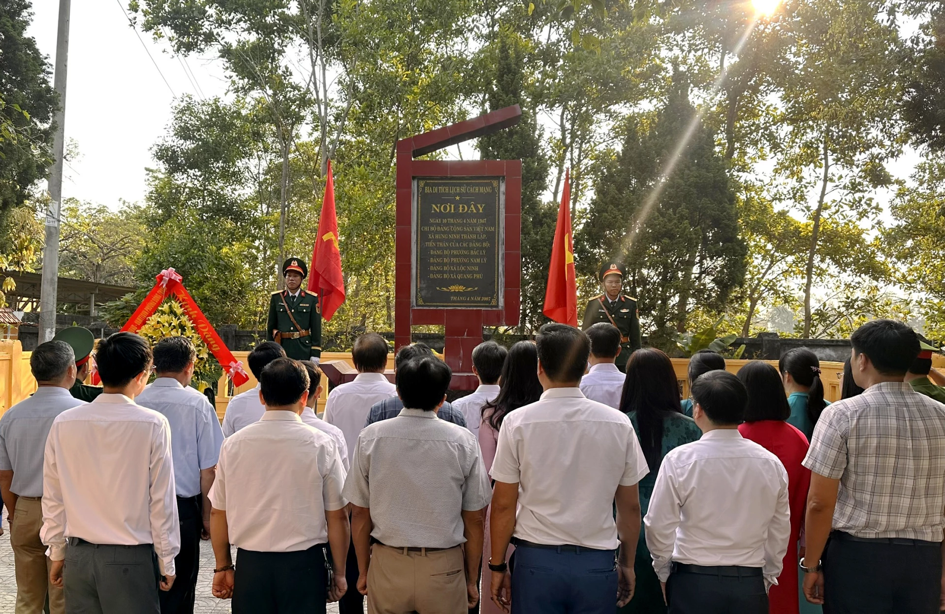 Quang cảnh buổi lễ- Ảnh: T.L