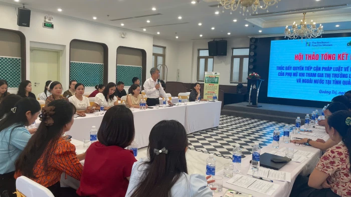 Thúc đẩy quyền tiếp cận pháp luật về lao động việc làm của phụ nữ