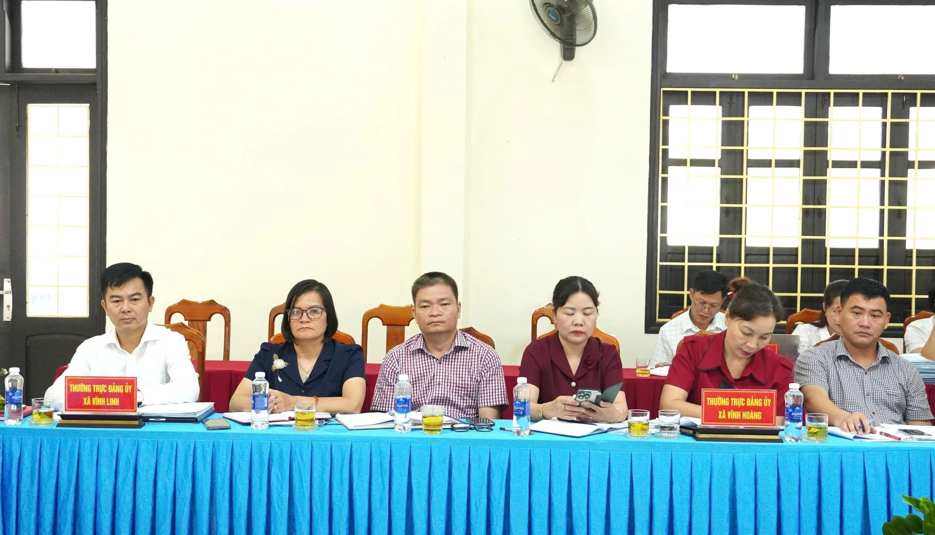 Đại biểu tham dự buổi làm việc - Ảnh: Q.V