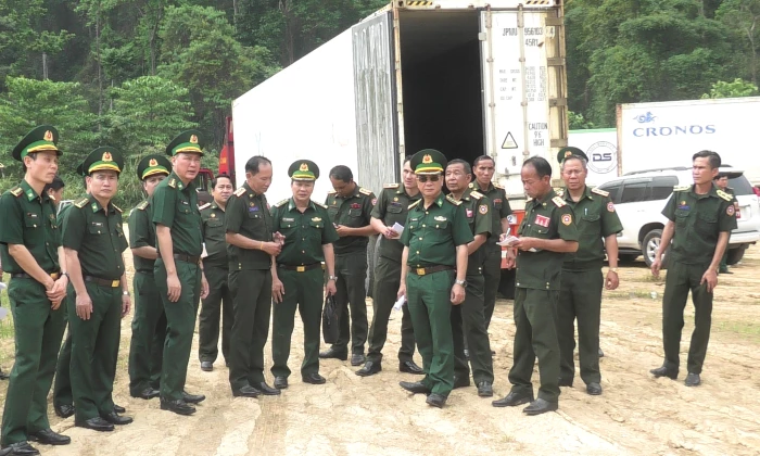Khảo sát thực địa phục vụ diễn tập liên hợp đánh bắt tội phạm qua biên giới