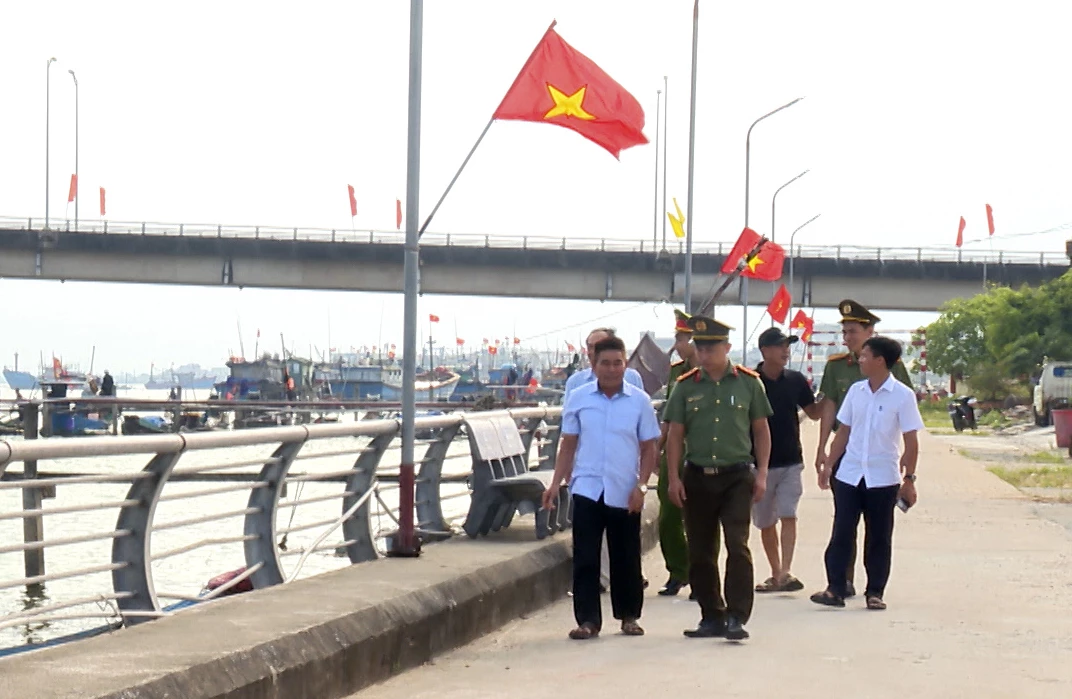 Mô hình “Dân vận khéo” được lực lượng Công an xã Cửa Việt triển khai hiệu quả tại cơ sở - Ảnh: N.Q.V