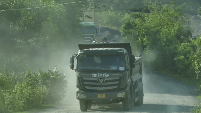 Tăng cường giám sát môi trường khu vực khai thác đá ở thôn Thượng Lâm