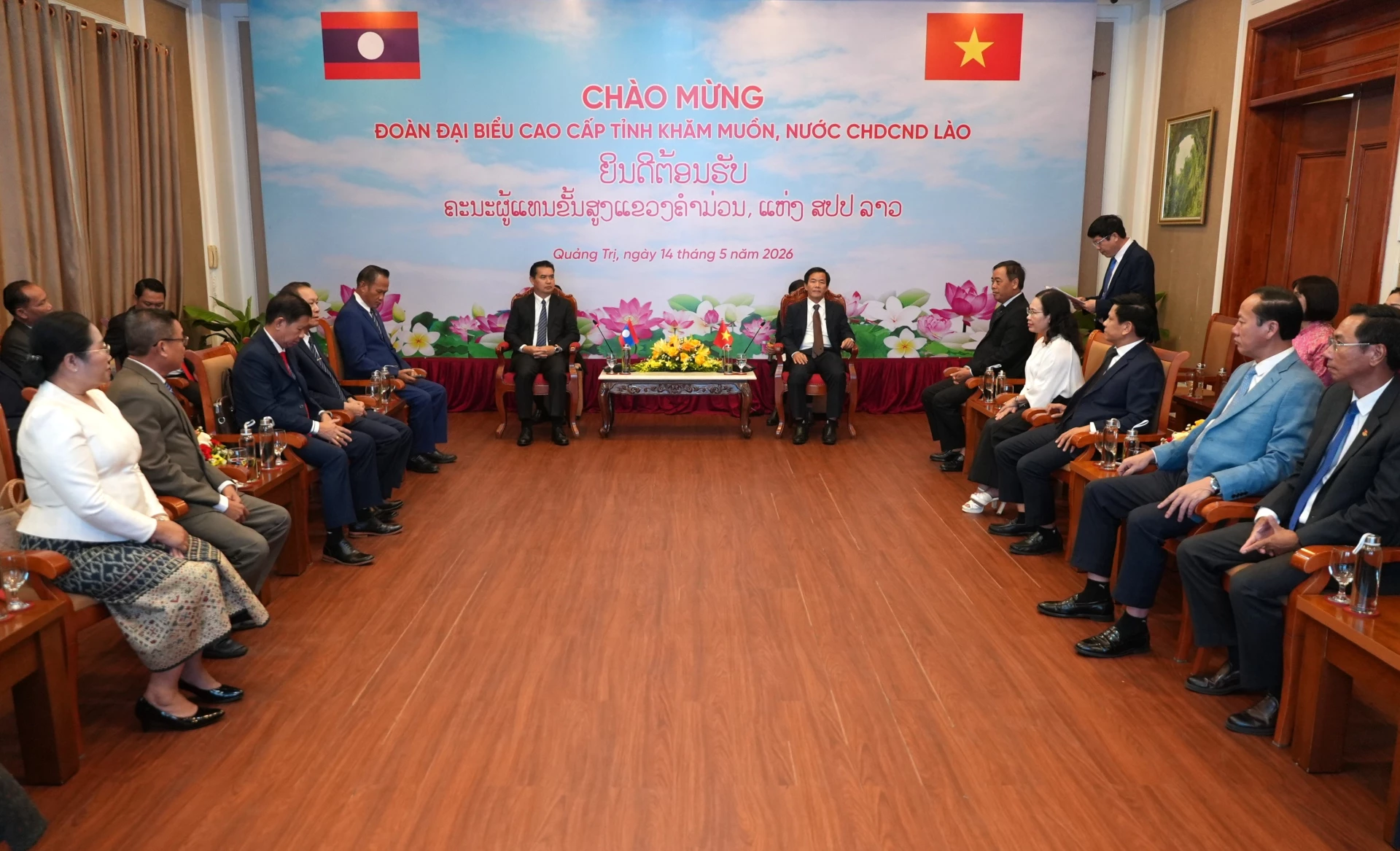 Quang cảnh buổi tiếp - Ảnh: T.Đ