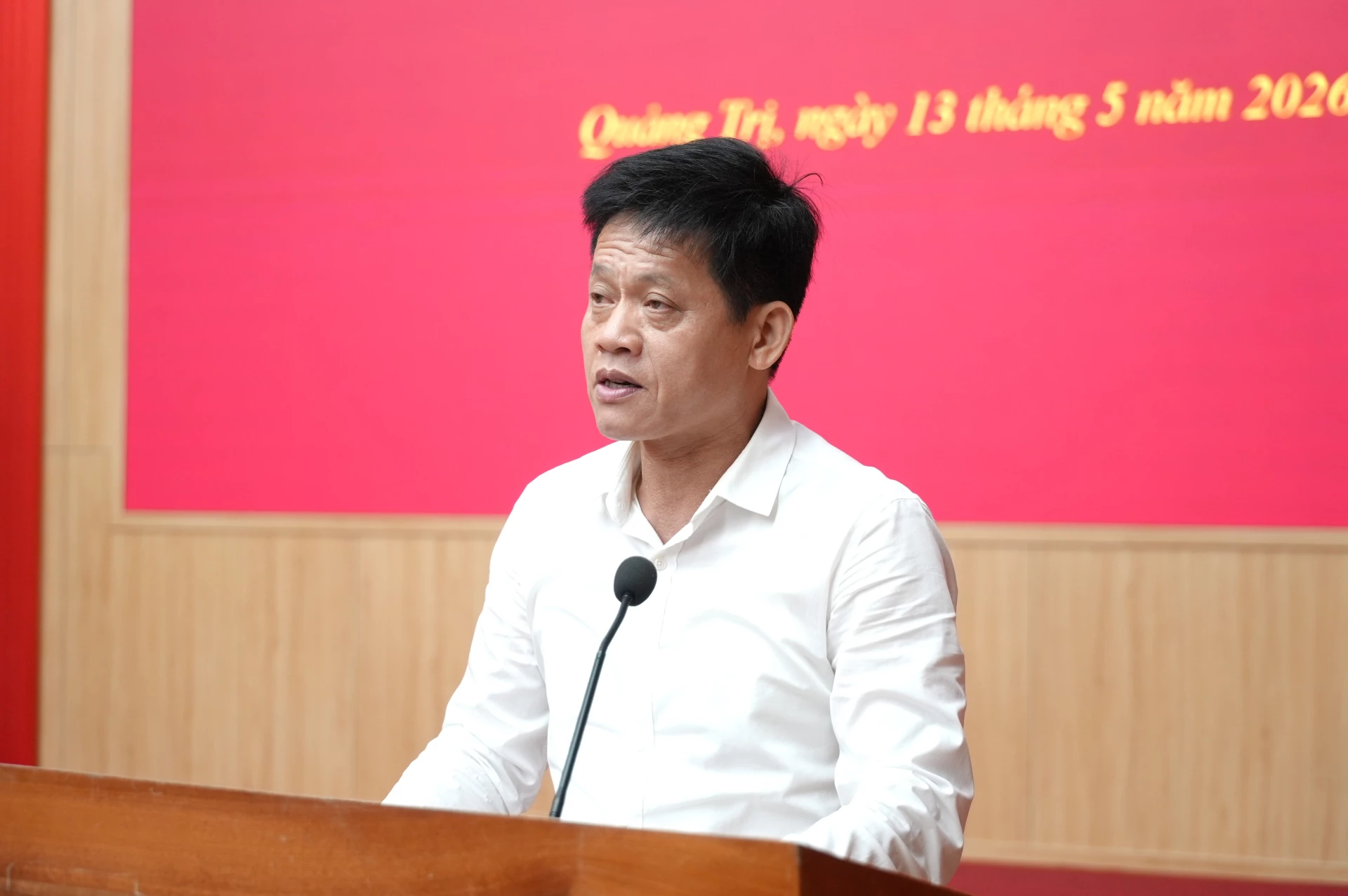 Đồng chí Lê Văn Bảo, Phó Chủ tịch UBND tỉnh kết luận hội nghị - Ảnh: T.Đ
