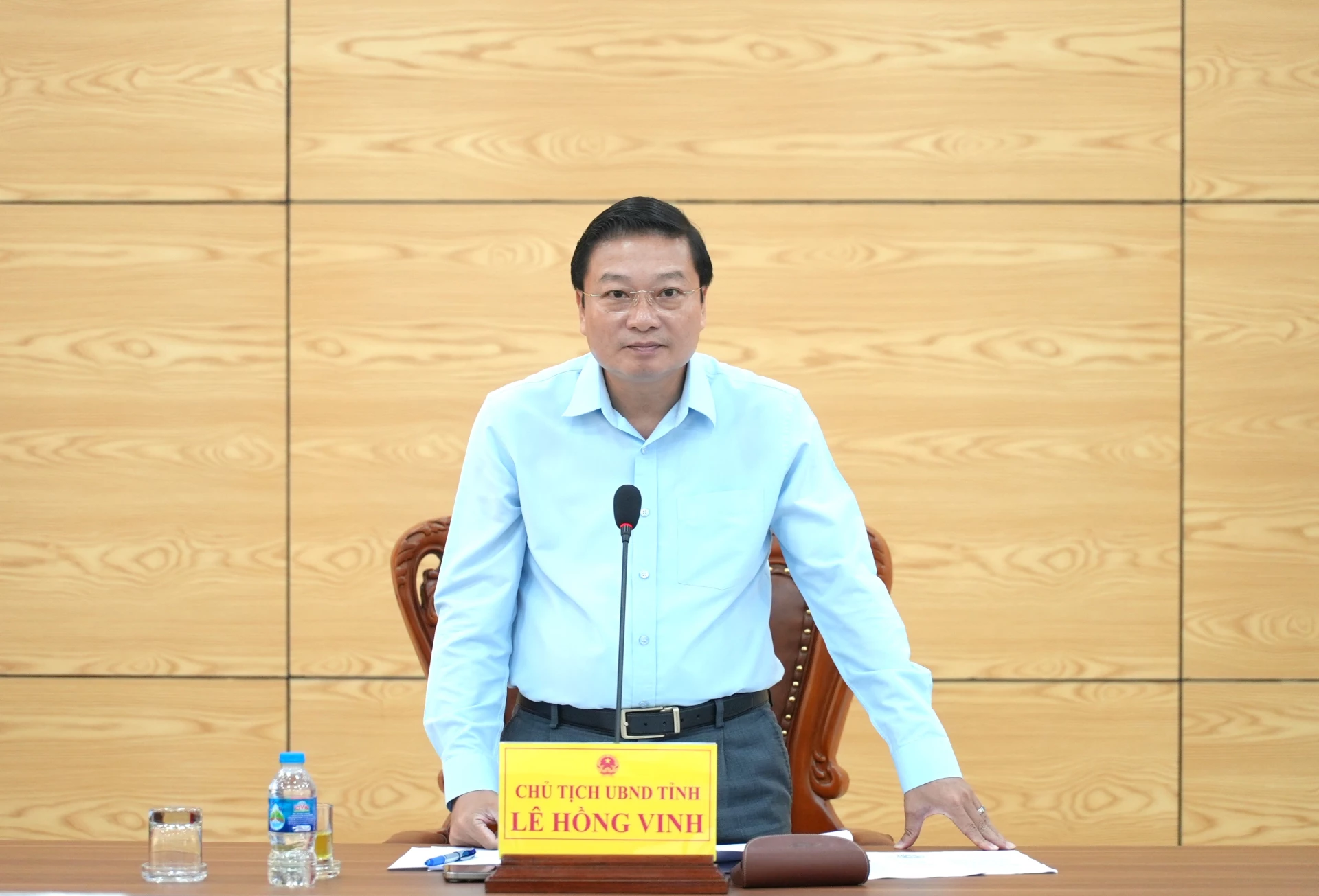 Đồng chí Lê Hồng Vinh, Phó Bí thư Tỉnh ủy, Chủ tịch UBND tỉnh kết luận về các nội dung vụ việc công dân kiến nghị, phản ánh - Ảnh: T.Đ