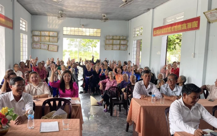 Điểm tựa tinh thần cho người cao tuổi