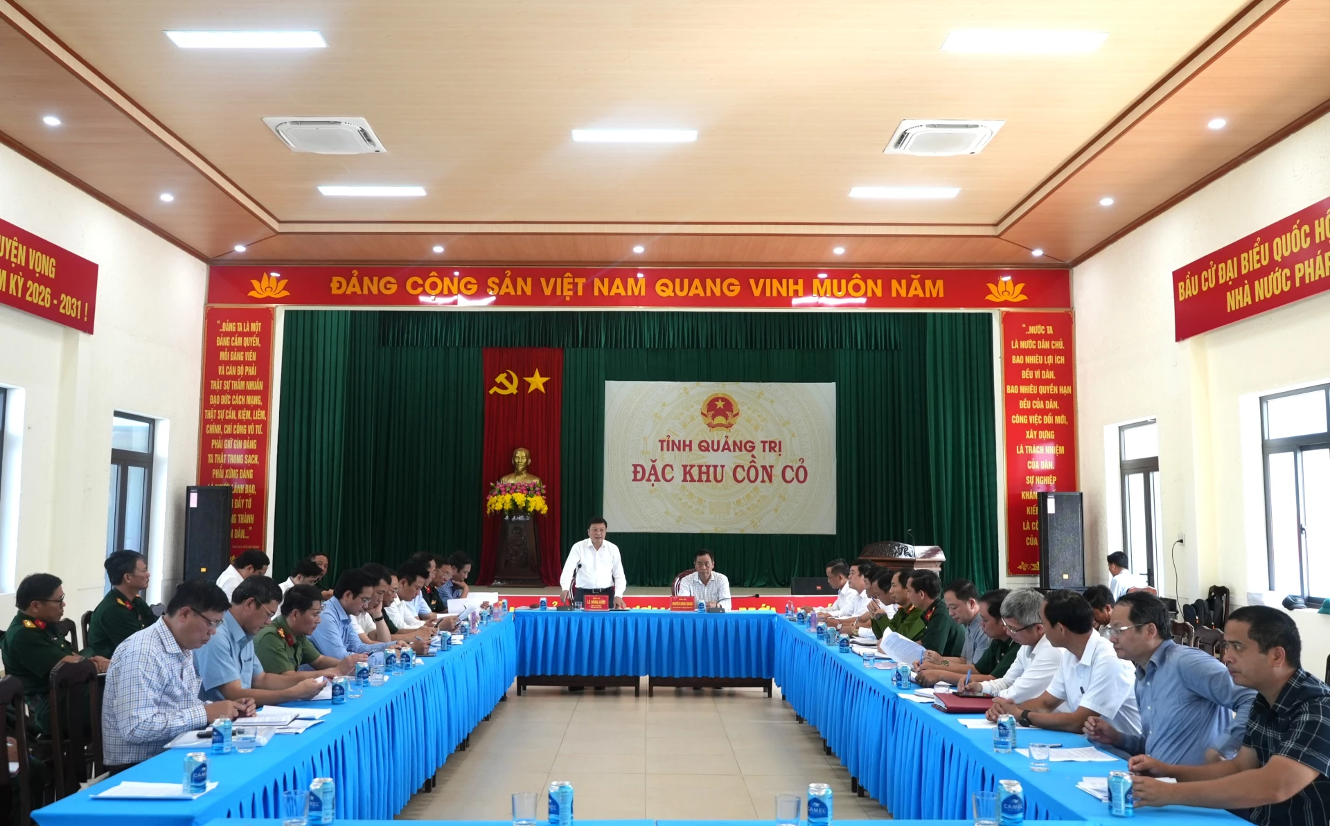 Quang cảnh buổi làm việc - Ảnh: T.Đ