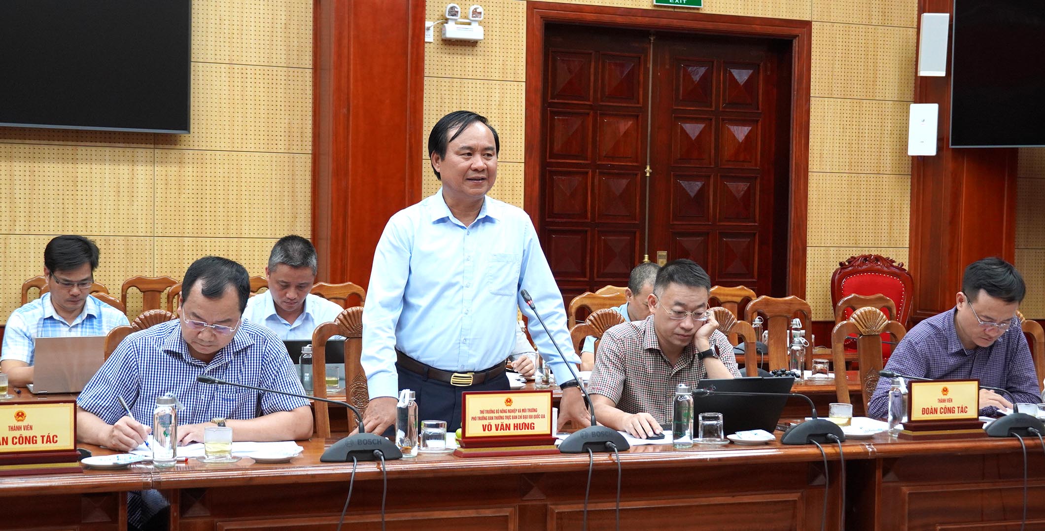 đồng chí Lê Văn Bảo, Ủy viên Ban Thường vụ Tỉnh ủy, Phó Chủ tịch UBND tỉnh, Trưởng ban Chỉ đạo chống khai thác IUU tỉnh