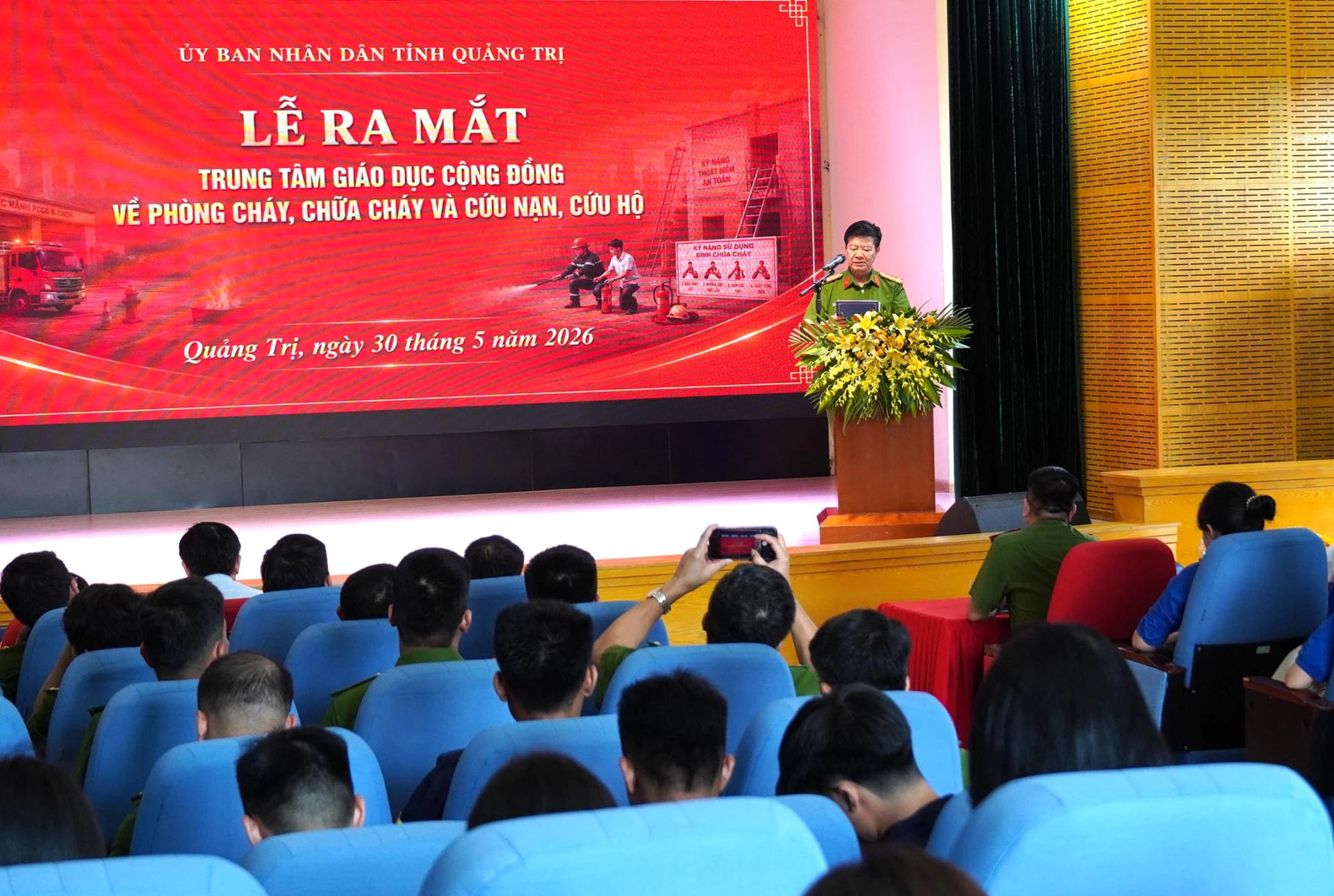 Quang cảnh buổi lễ - Ảnh: C.H