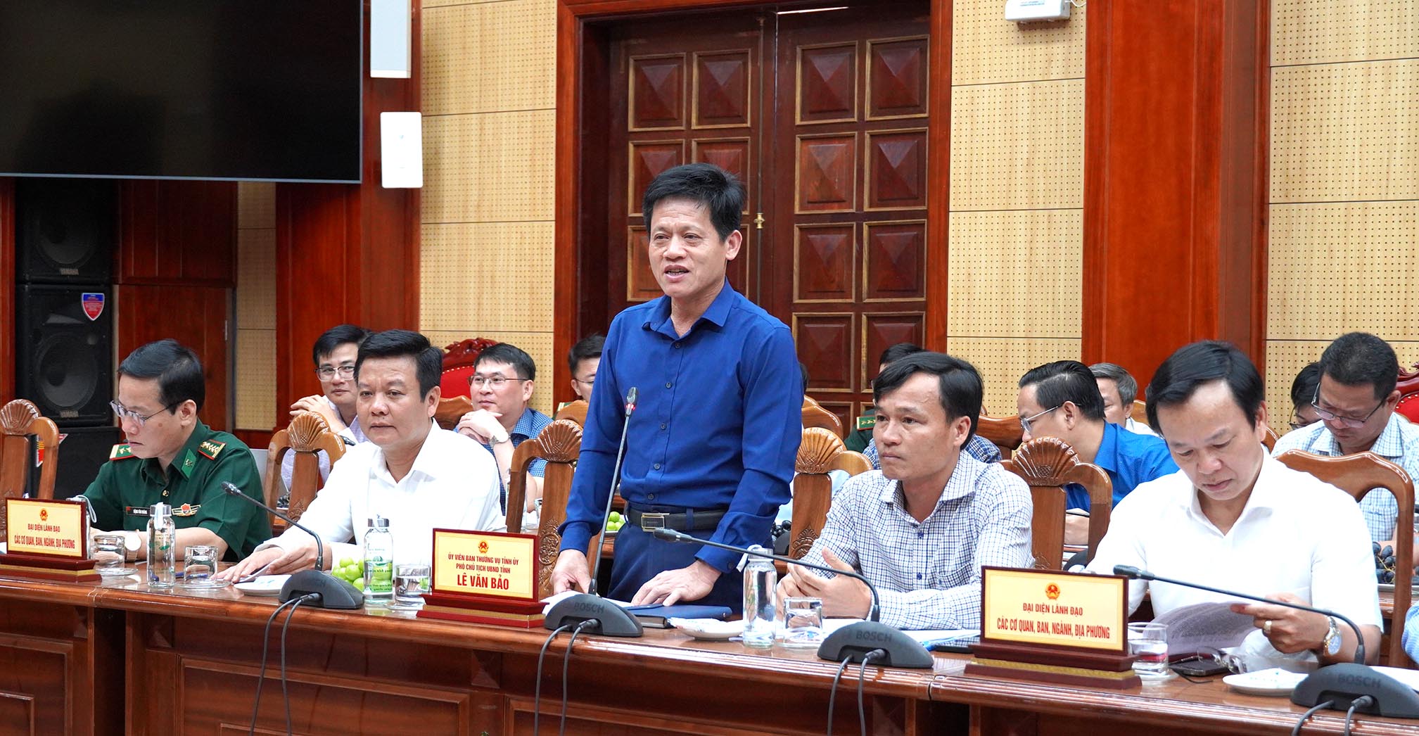 Quang cảnh buổi làm việc - Ảnh: C.H