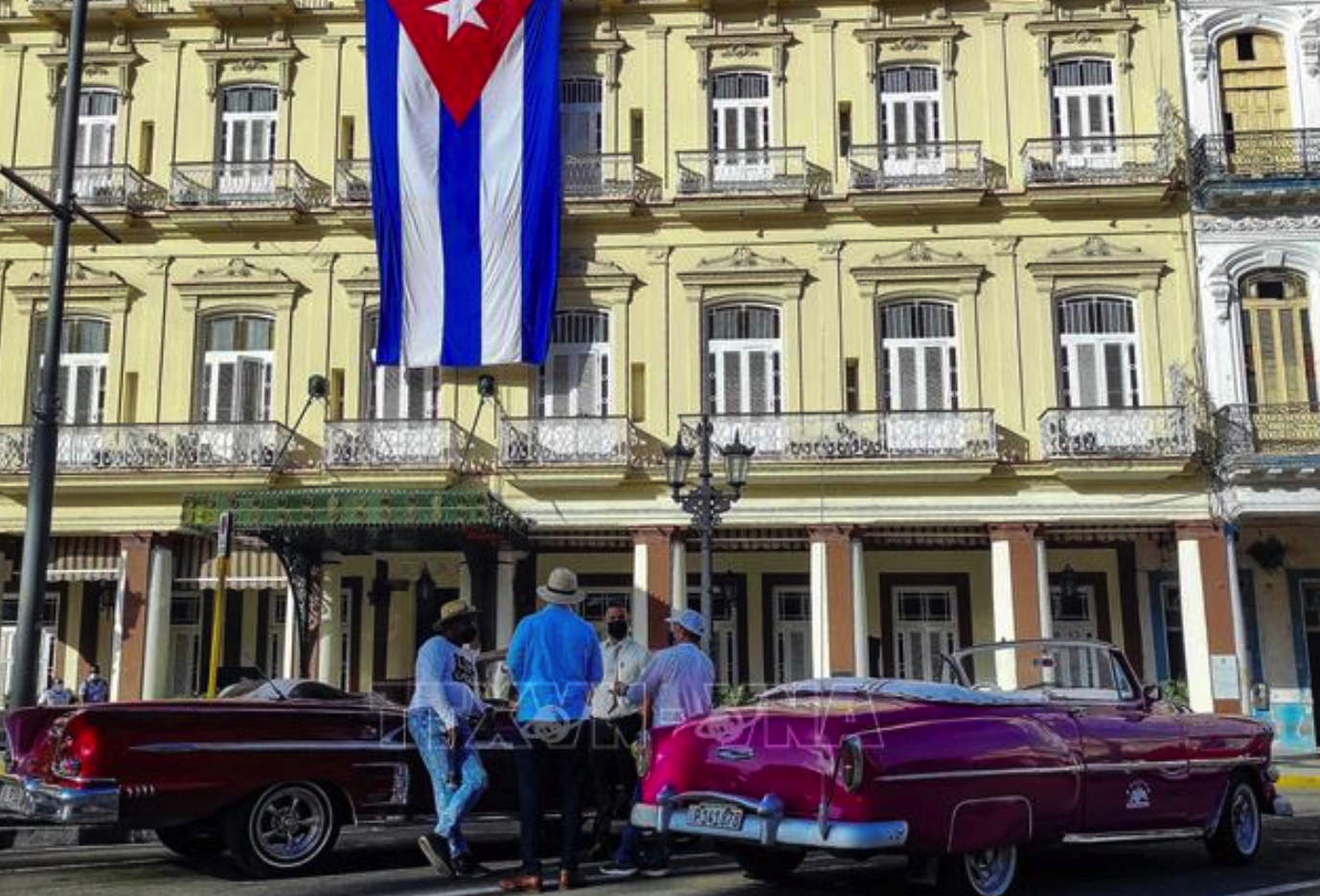 Khách sạn Inglaterra ở Havana, Cuba. Ảnh tư liệu: AFP/TTXVN
