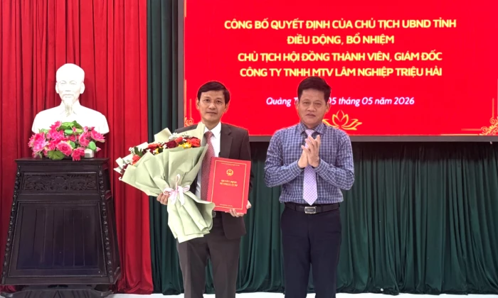 Công bố quyết định điều động, bổ nhiệm Chủ tịch Hội đồng thành viên các công ty lâm nghiệp
