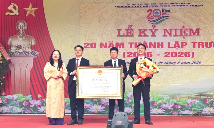 Kỷ niệm 20 năm thành lập Trường phổ thông dân tộc nội trú THCS Thượng Trạch