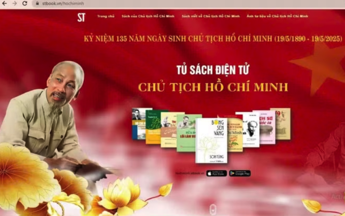 Tủ sách Bác Hồ điện tử-đổi mới phương thức tuyên truyền lý luận trên nền tảng số