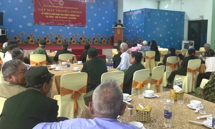 Gặp mặt truyền thống Tiểu đoàn 70 tỉnh Quảng Bình