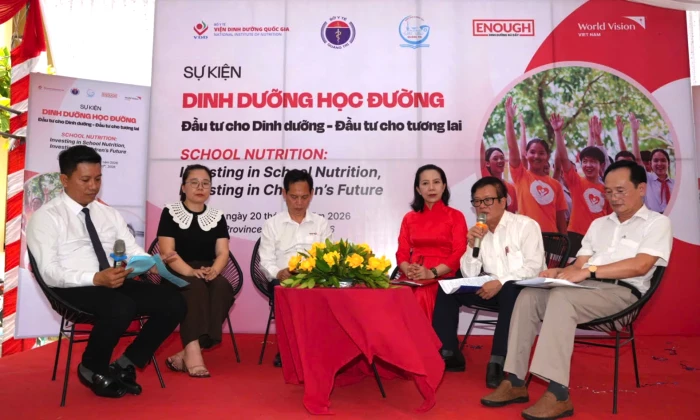 Sự kiện dinh dưỡng học đường 'Đầu tư cho dinh dưỡng học đường là đầu tư cho tương lai'