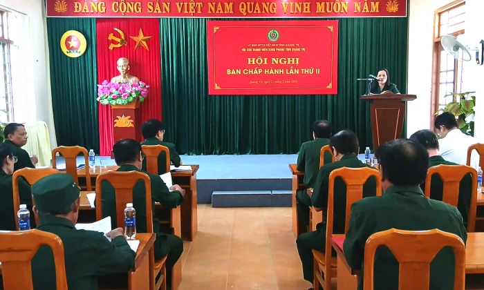 Hội nghị Ban Chấp hành Hội Cựu thanh niên xung phong tỉnh Quảng Trị lần thứ II