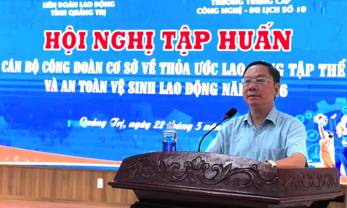 Tập huấn về thỏa ước lao động tập thể và an toàn vệ sinh lao động năm 2026