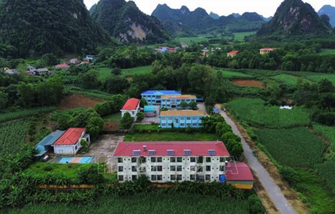 Trường Phổ thông Dân tộc Nội trú THCS Phục Hòa tại xã Phục Hòa, tỉnh Cao Bằng. Ảnh minh họa: Chu Hiệu/TTXVN