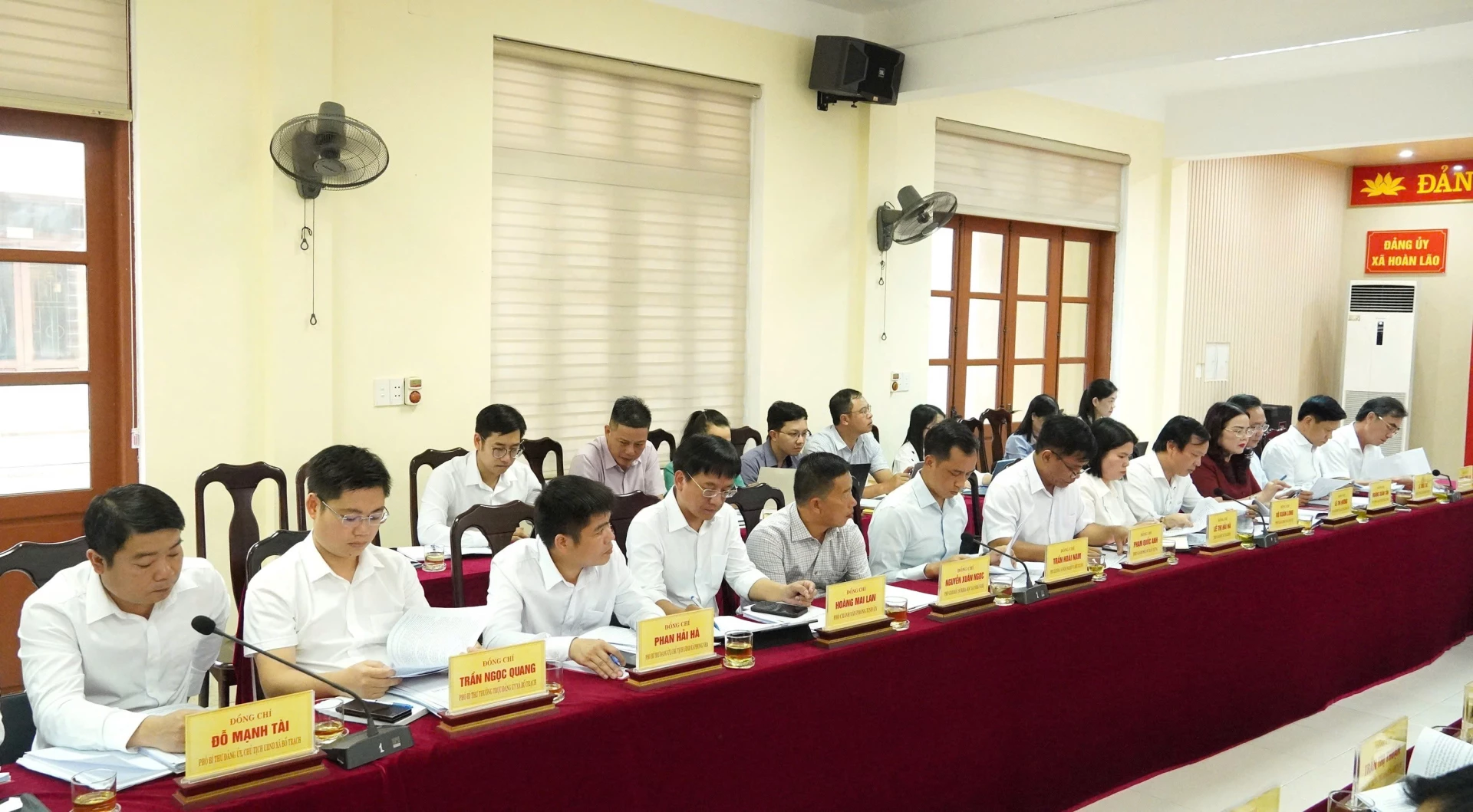Đại biểu tham dự buổi làm việc - Ảnh: Q.V
