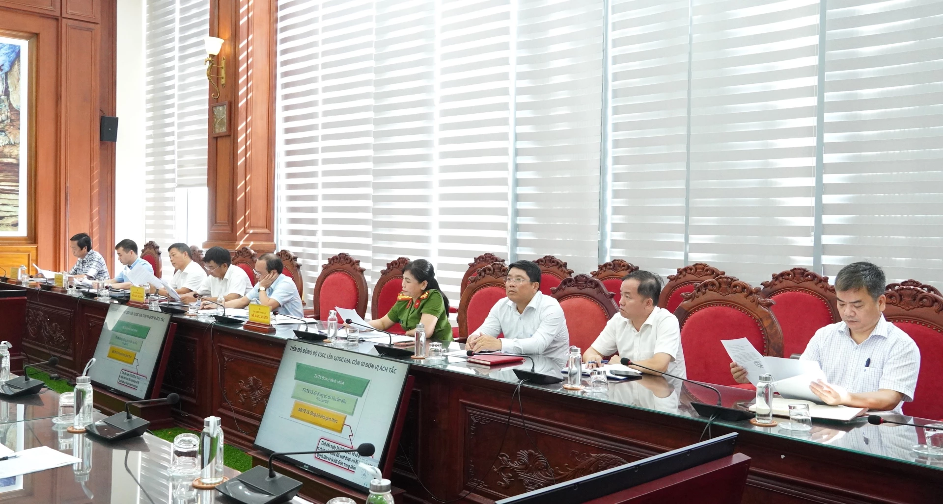 Đại biểu tham dự buổi làm việc - Ảnh: Q.V