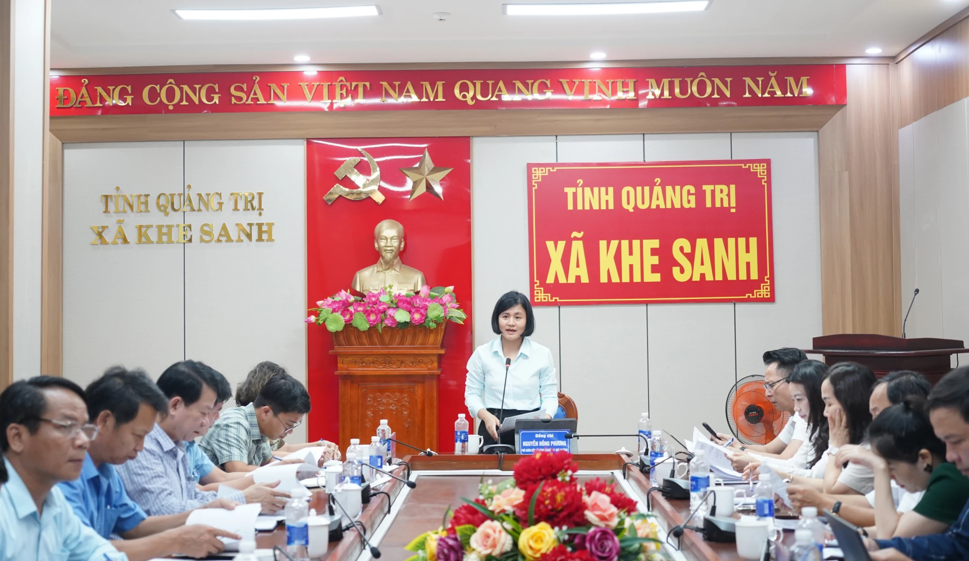 Họp bàn tổ chức các hoạt động 'Theo dấu chân 100 năm cà phê Khe Sanh'