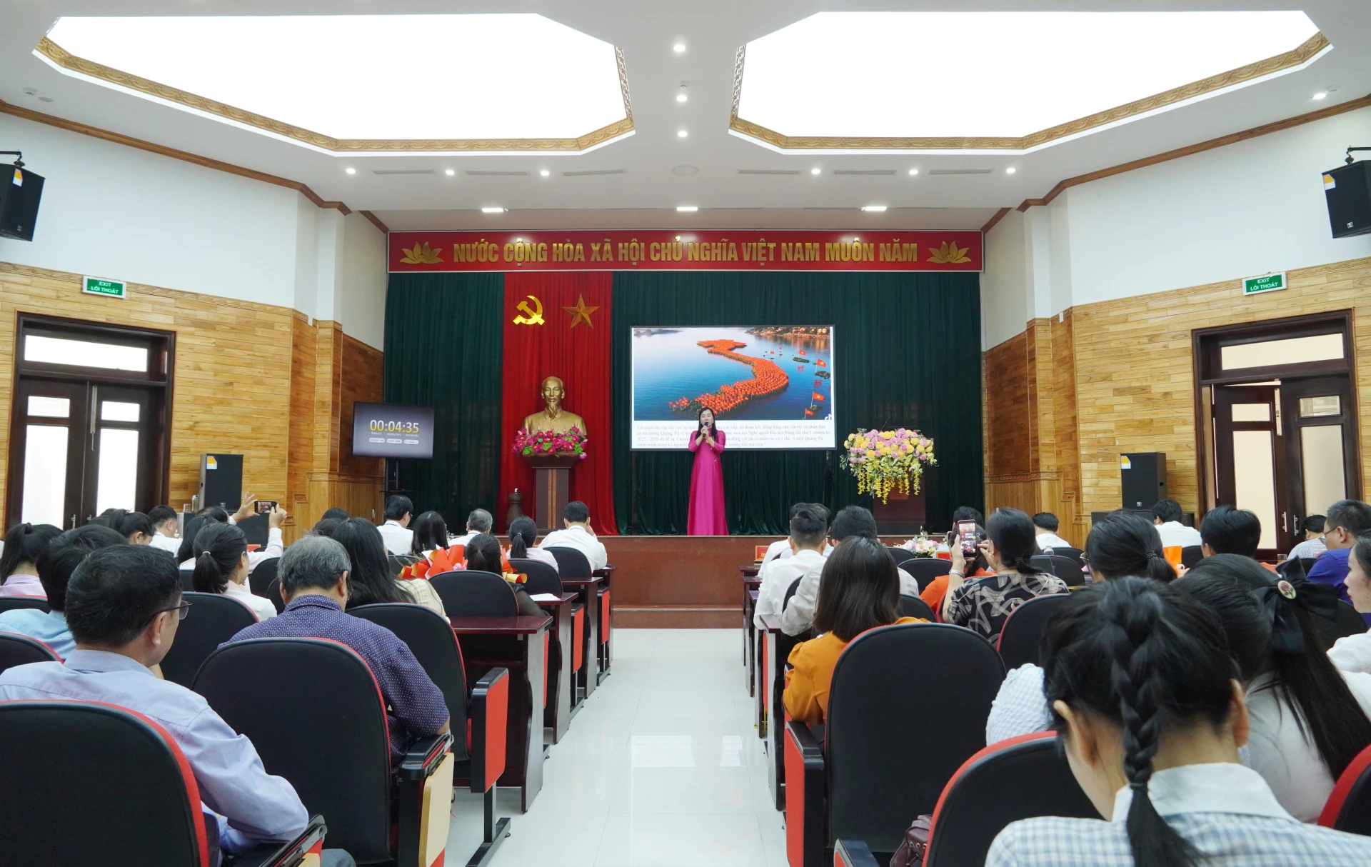 Quang cảnh hội thi - Ảnh: H.L