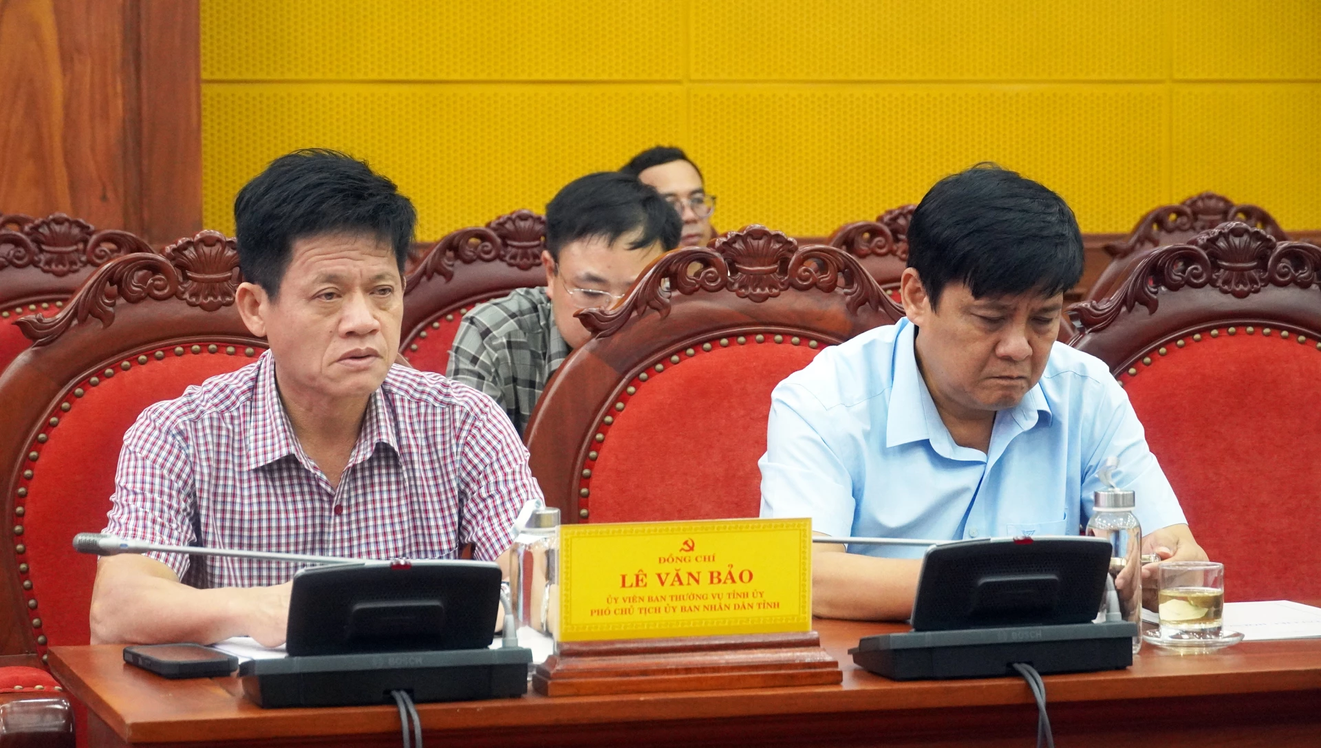 Đại biểu dự tọa đàm tại điểm cầu Quảng Trị - Ảnh: N.M