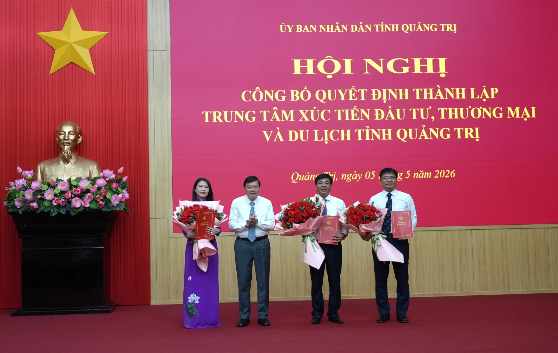 Thành lập Trung tâm Xúc tiến đầu tư, Thương mại và Du lịch tỉnh Quảng Trị