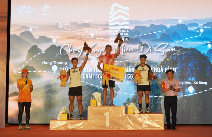 Tổng kết, trao thưởng giải chạy địa hình 'Phong Nha Wild Trail' 2026