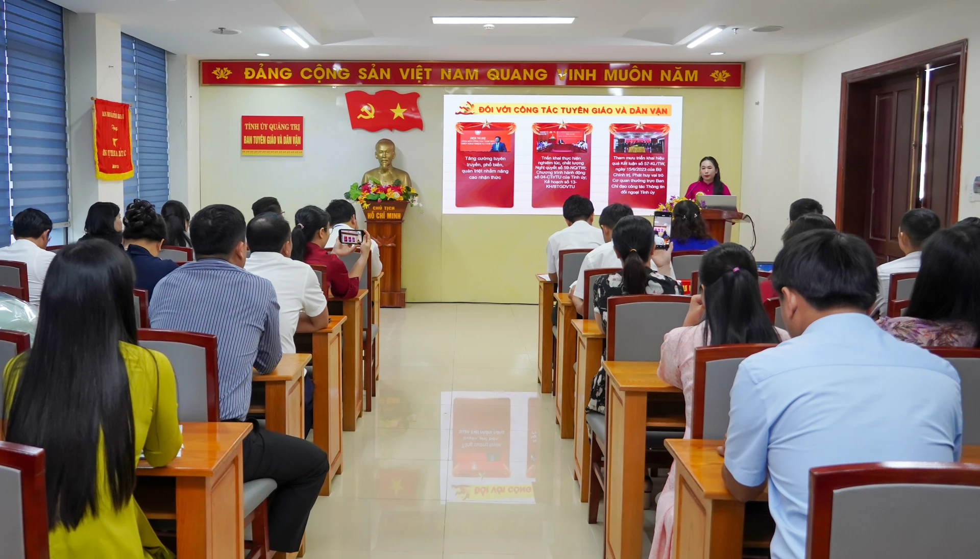 Quang cảnh hội thi - Ảnh: N.H