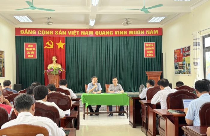 Kiểm tra công tác bàn giao mặt bằng thuộc dự án Khu bến cảng Mỹ Thủy