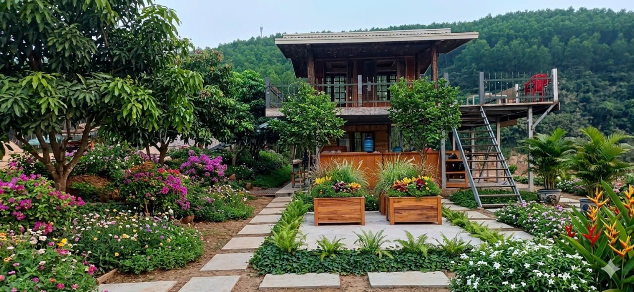 Một trang trại ở đèo Cùa - Ảnh: P.X.D