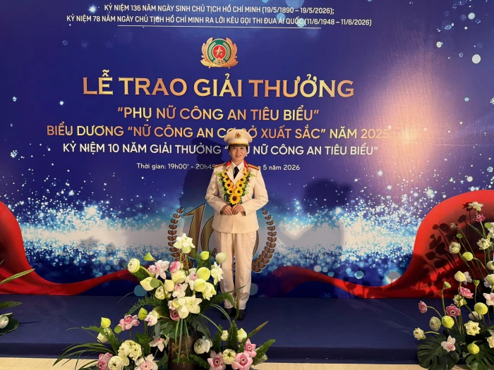 Một nữ cán bộ Công an cơ sở xuất sắc