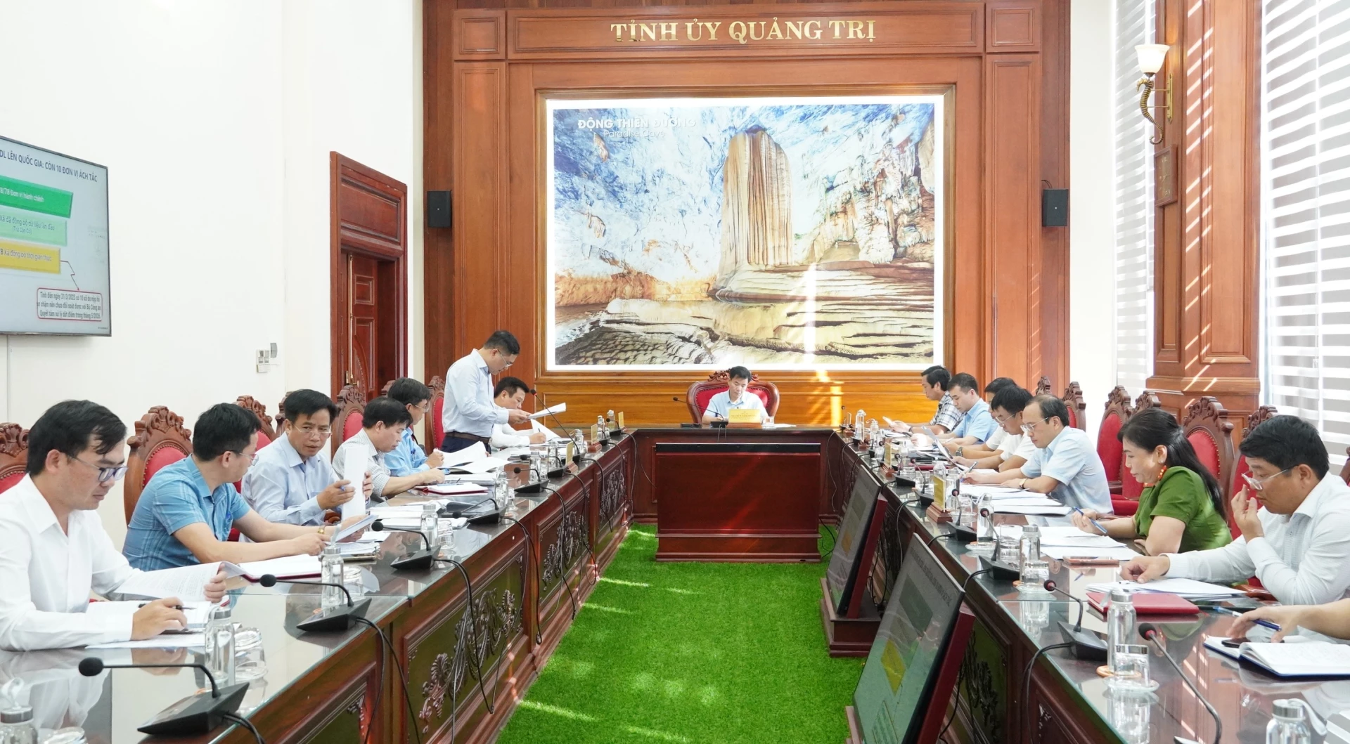 Quang cảnh buổi làm việc - Ảnh: Q.V