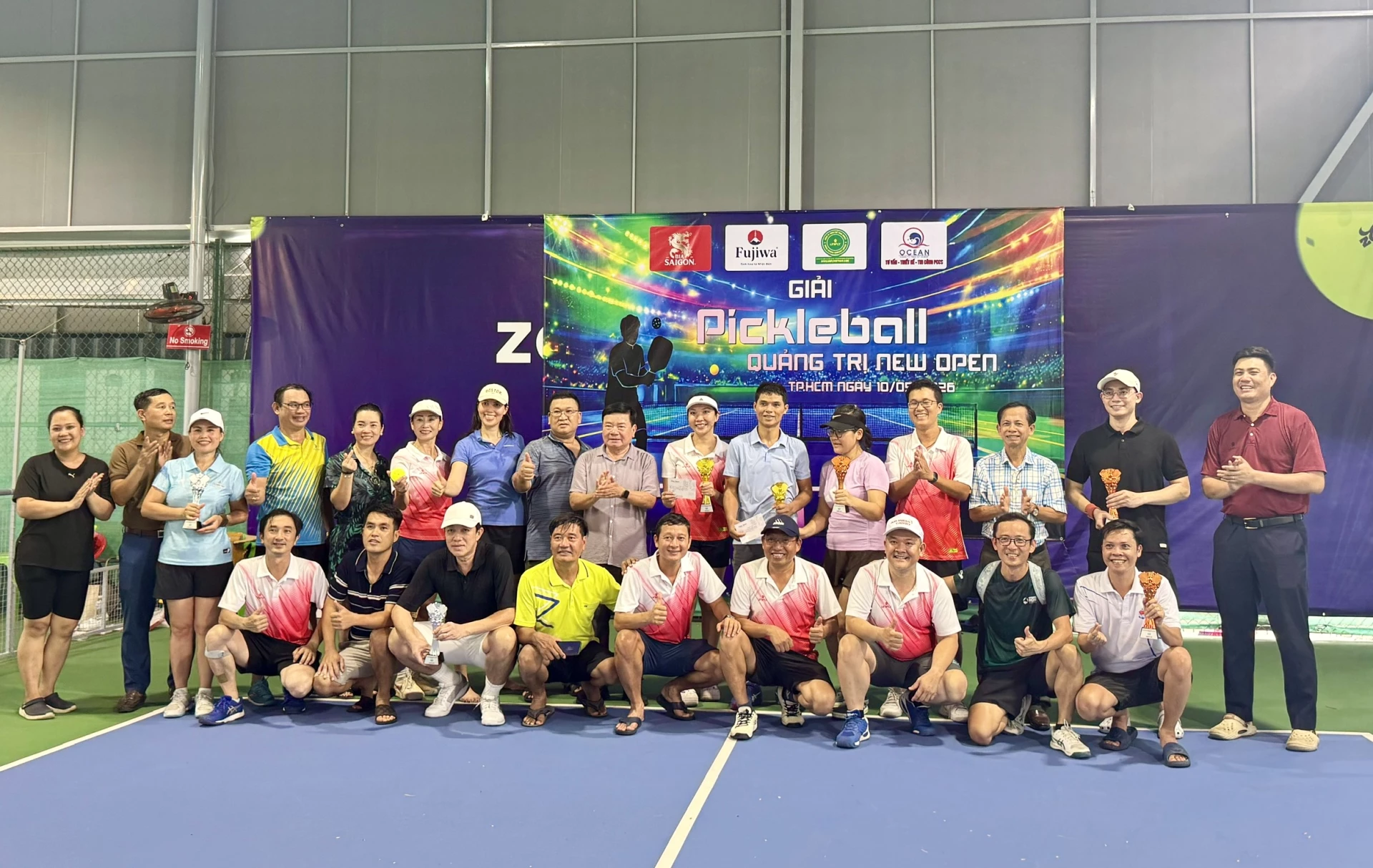 Giải Pickleball Quảng Trị New Open 2026 thu hút sự tham gia của con em đồng hương Quảng Trị đang sinh sống, làm việc tại TP. Hồ Chí Minh tham gia thi đấu. 