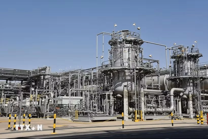 Cơ sở lọc dầu ở Dammam, Saudi Arabia. (Ảnh: THX/TTXVN)