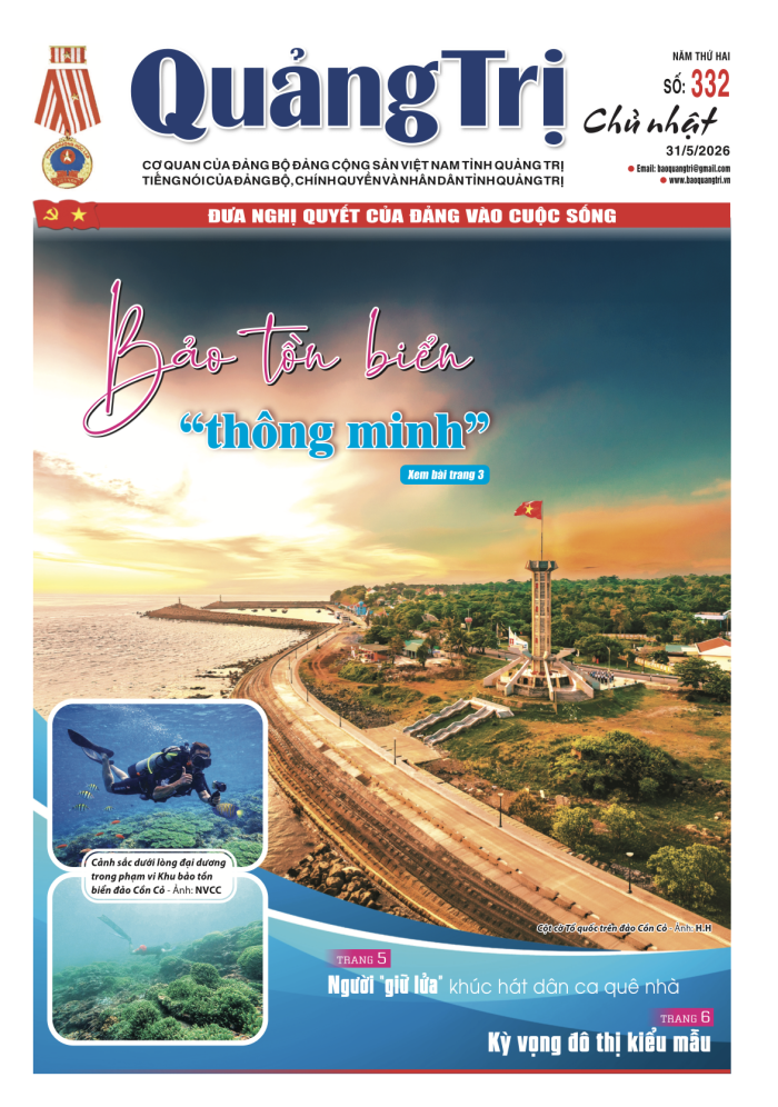 Báo Quảng Trị số 332 - Ngày 31/5/2026