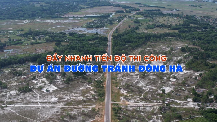 Đẩy nhanh tiến độ thi công dự án Đường tránh Đông Hà