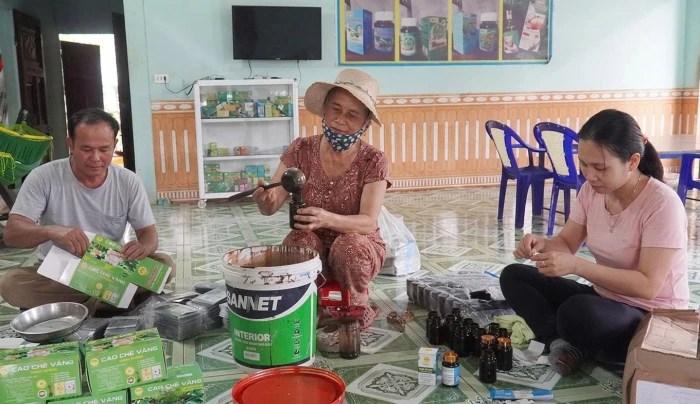 Phát triển bền vững làng nghề nấu cao dược liệu