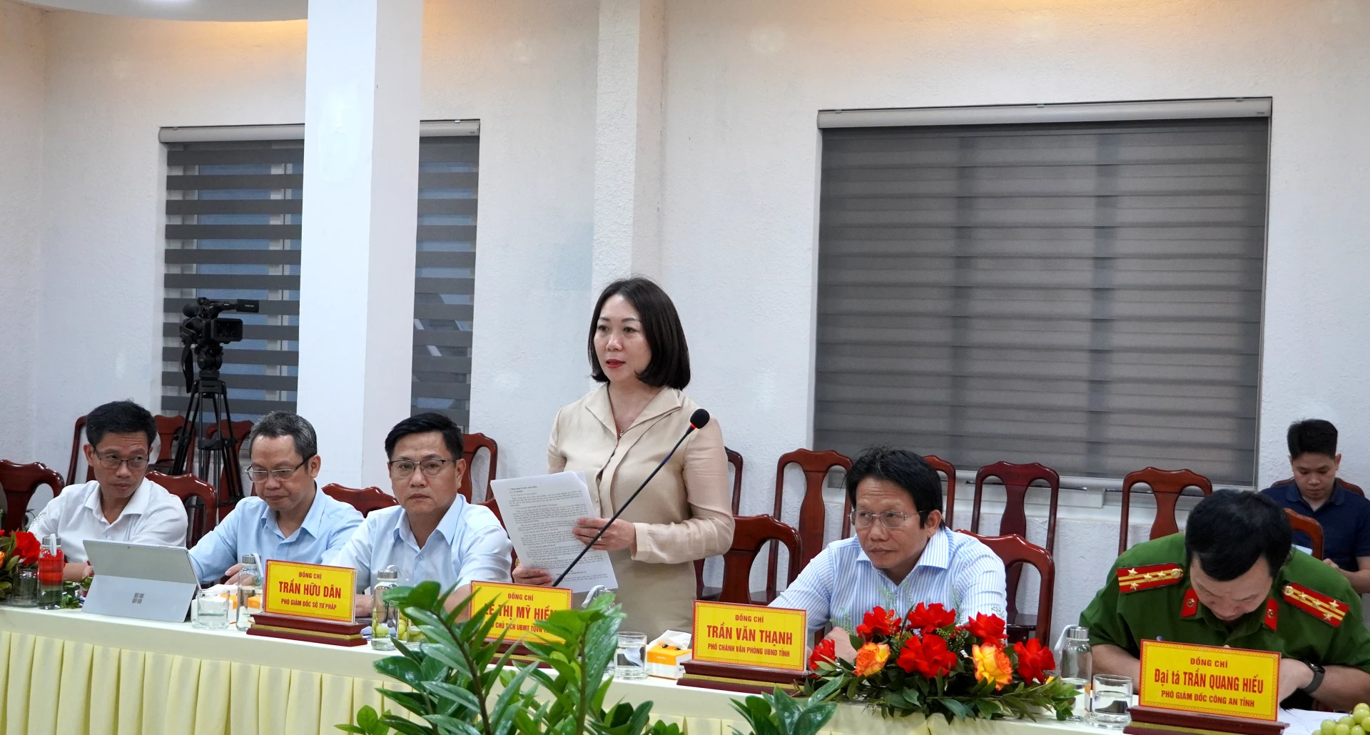 Đại diện các ngành phát biểu ý kiến - Ảnh: H.Tr.