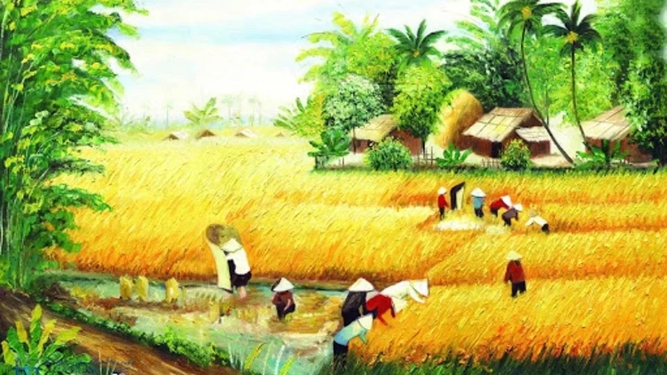 Mùa gặt xưa